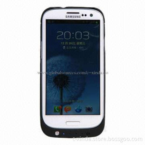 Power Bank Cases for Samsung SIII 9300/S3, with 1,700mAh Battery Capacity and Ultra-slim Dimensions